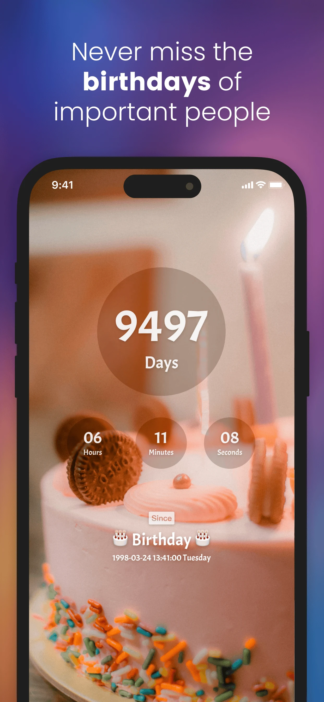 Color Countdown - Event Timer screenshot