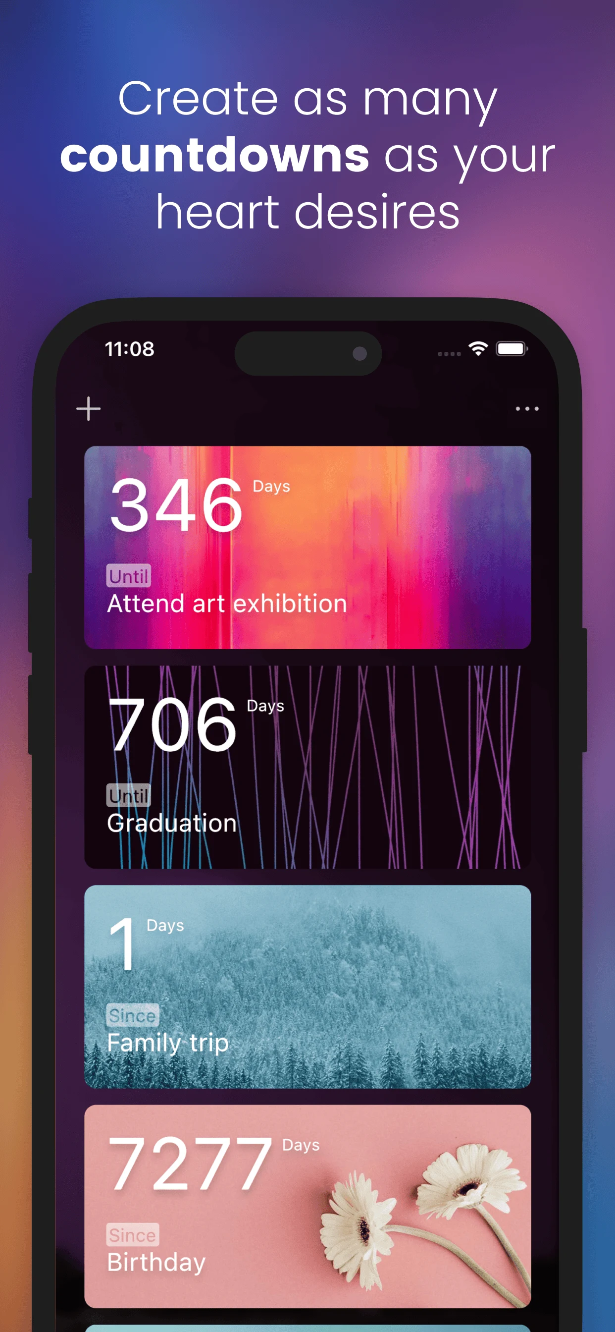 Color Countdown - Event Timer screenshot