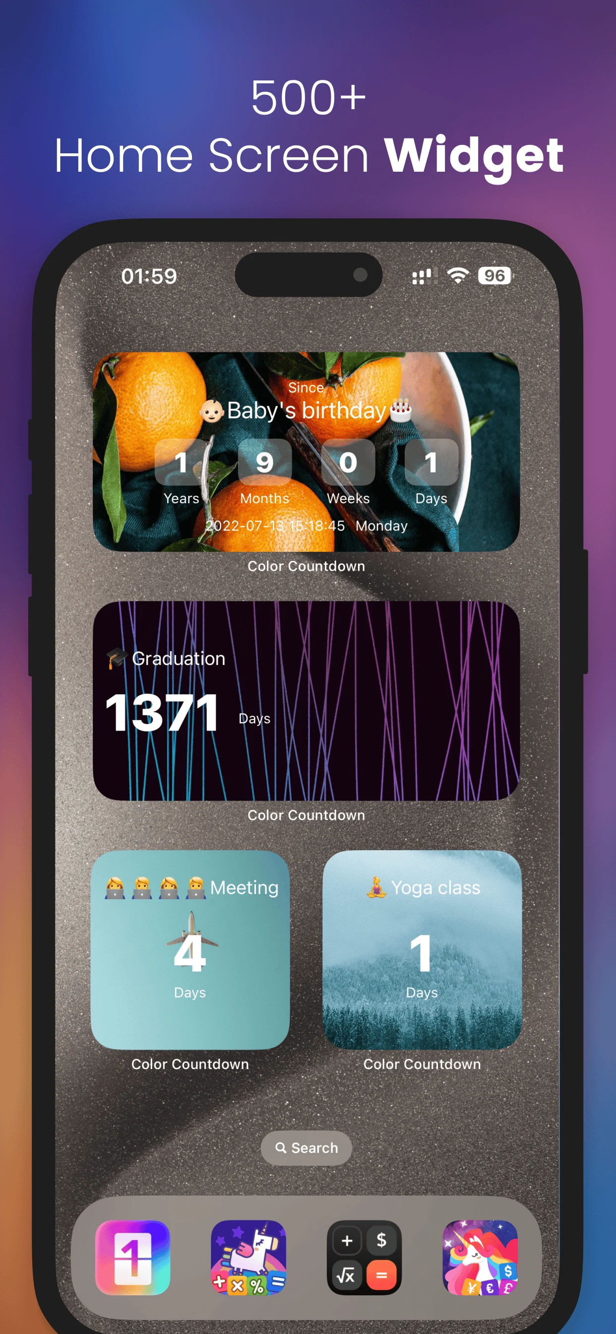 Color Countdown - Event Timer screenshot